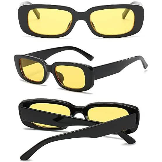 Dollger Retro Fashion Rechteckige Sonnenbrille