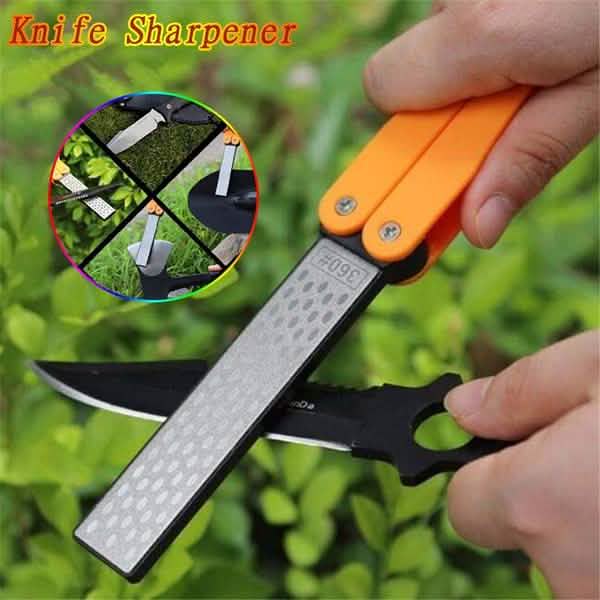 Doppelseitiger Taschen-Falt-Schärfer Diamant-Messerschärfer Outdoor