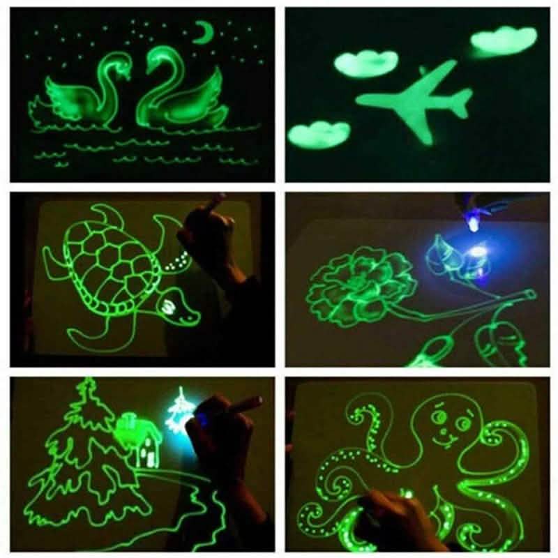 Draw With Light Kinder-Lerntablet Magische Zeichenplatte