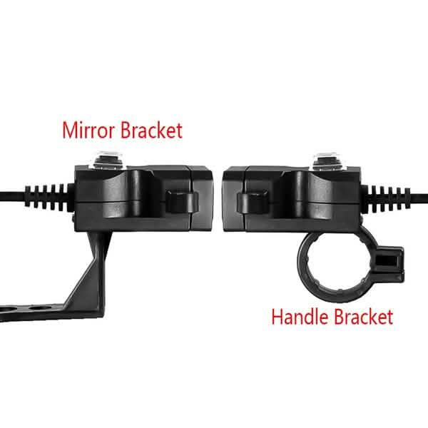 Dual-USB-Anschluss 9-24V Wasserdichtes Motorrad/Motorroller Lenker-Ladegerät/Adapter