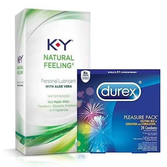 Durex Pleasure Pack und KY Gleitmittel