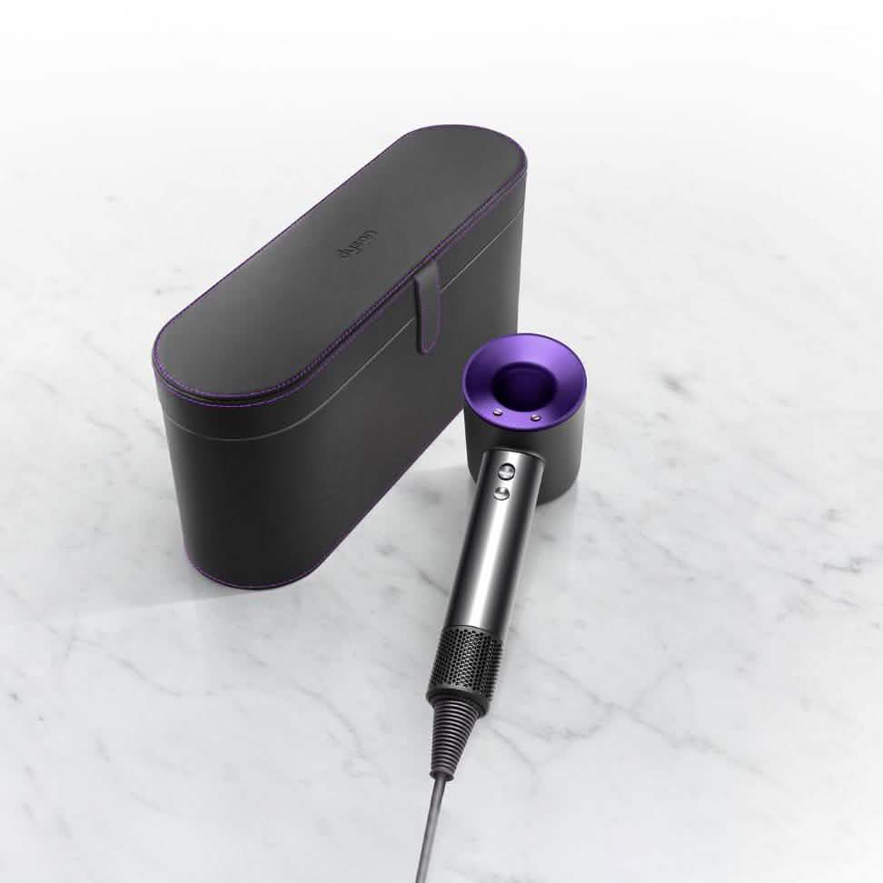 Dyson Supersonic Haartrockner Original Leder Kratzfeste Organizer Reisetasche (Generalüberholt)