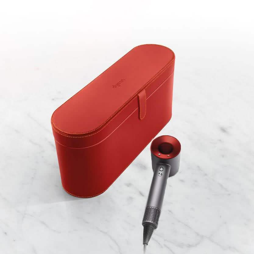 Dyson Supersonic Haartrockner Original Leder Kratzfeste Organizer Reisetasche (Generalüberholt)