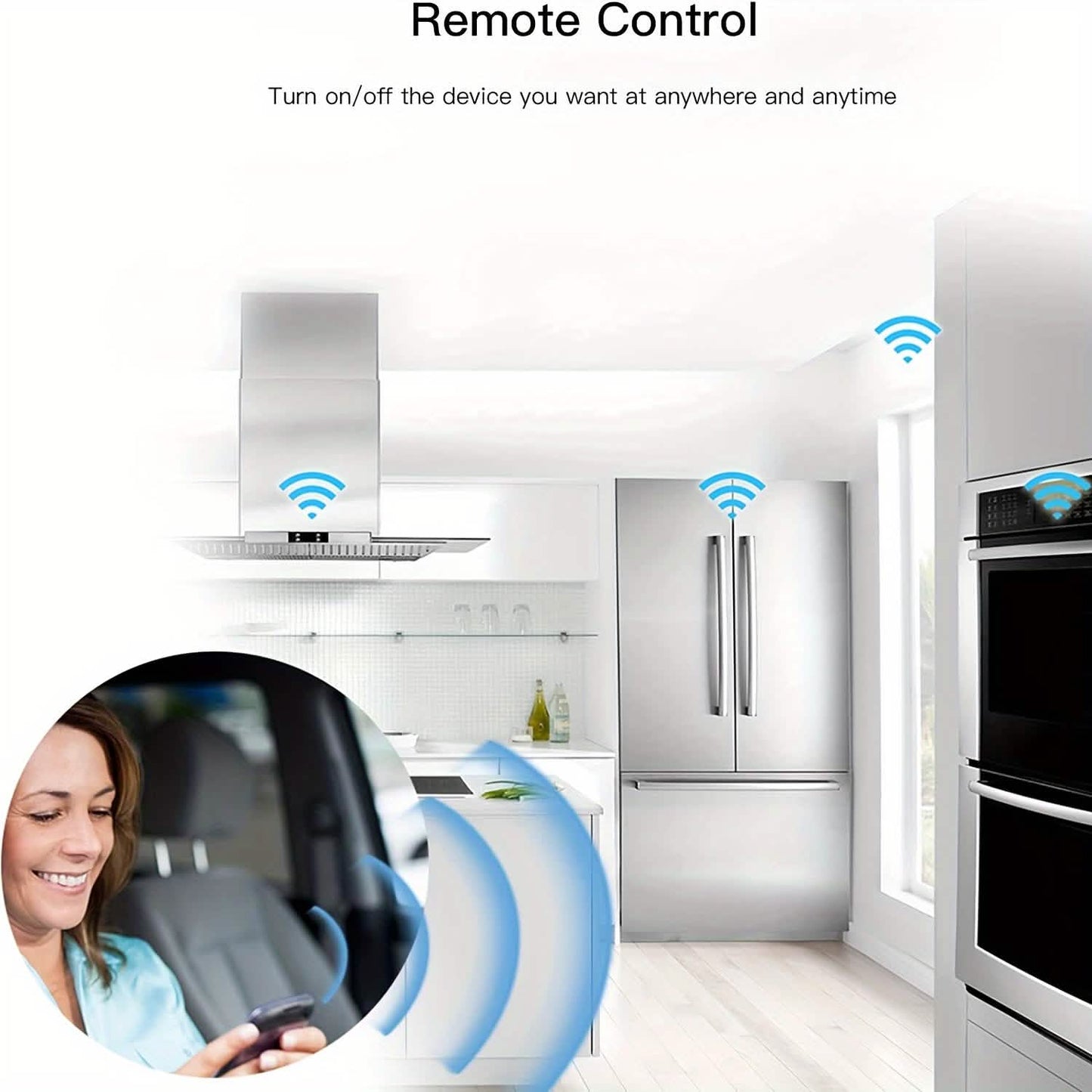 Intelligente WLAN-Steckdosenadapter, kompatibel mit Alexa & Google, Timer, Sprachsteuerung, 2,4-GHz-Netzwerk-Hausautomatisierung
