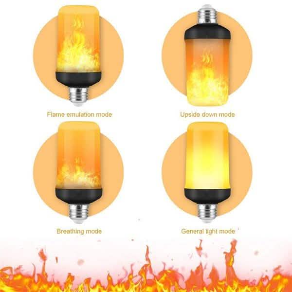 E27 LED Flammeneffekt-Glühbirne