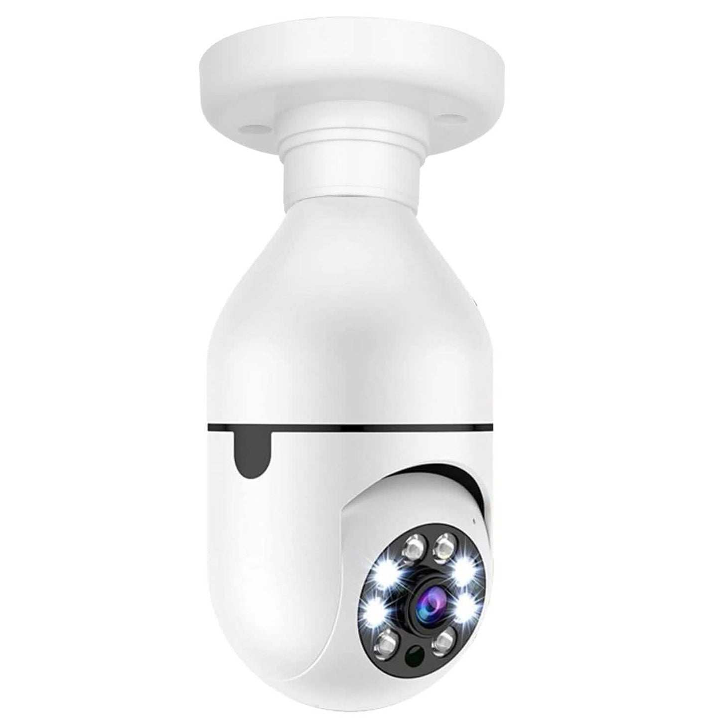 E27 WLAN-Glühbirnenkamera 1080P FHD WLAN IP Schwenk-Neige-Sicherheitsüberwachungskamera