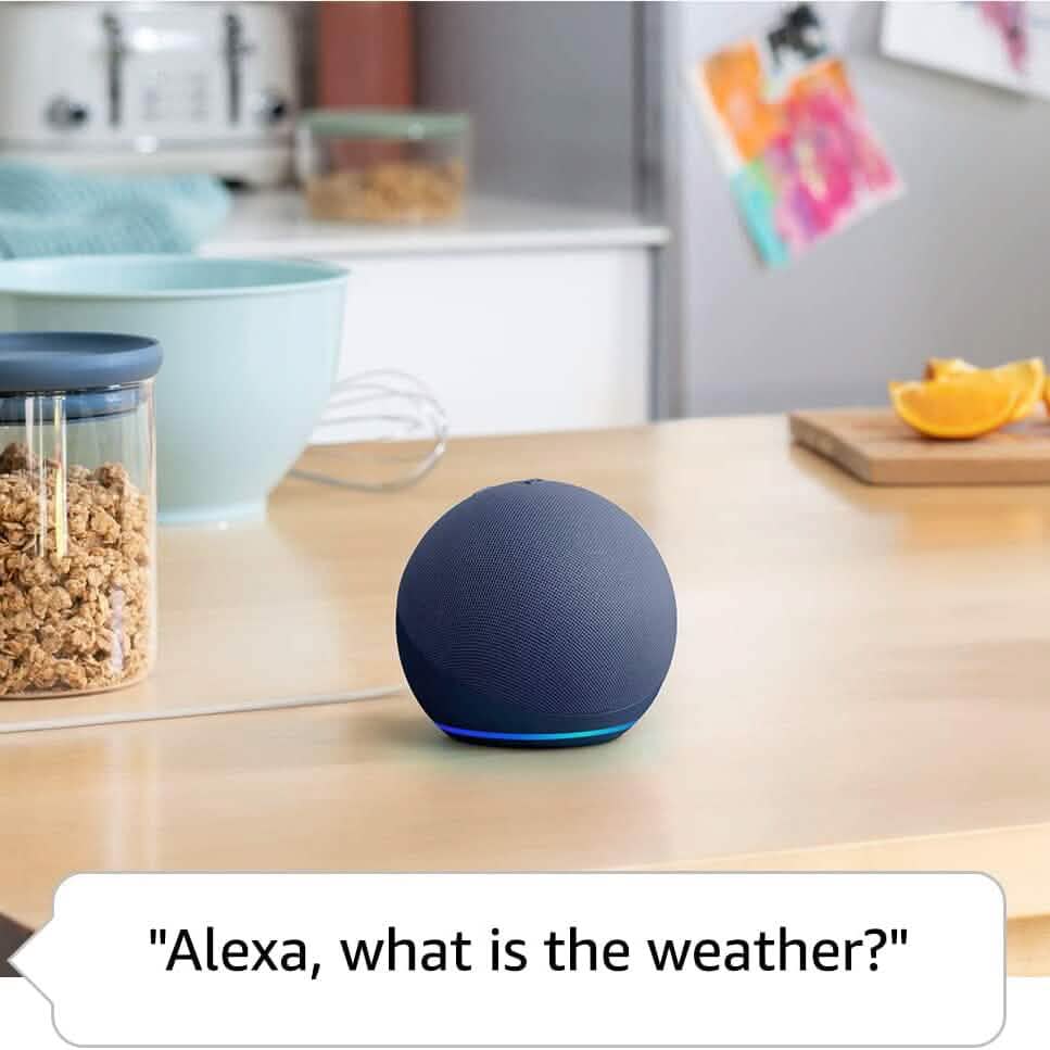 Echo Dot (5. Generation, Version 2022) mit sattem Klang, hilfreichen Routinen und Alexa (Generalüberholt)