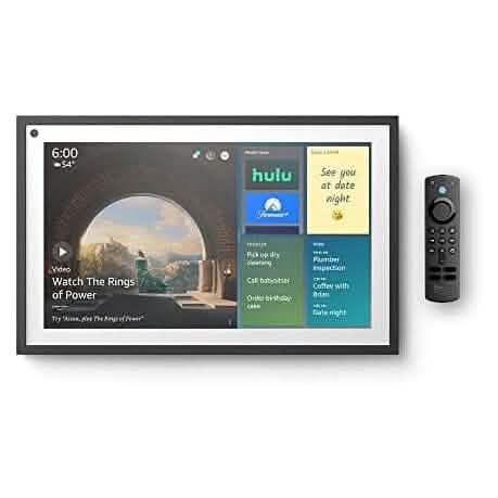 Echo Show 15 Full HD 15,6 Zoll Smart Display mit Alexa, Fire TV und Fernbedienung (Generalüberholt)