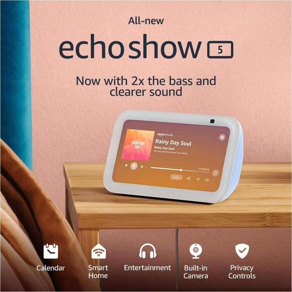 Echo Show 5 (3. Generation, Modell 2023) (Generalüberholt)