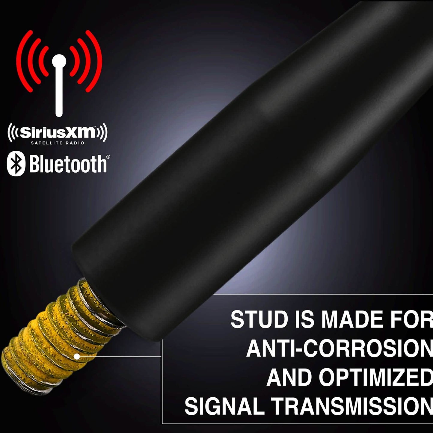 EcoAuto Antenne passend für Ford F150 F250 F350 Super Duty, Bronco, Raptor & Dodge RAM Truck kurze Antenne