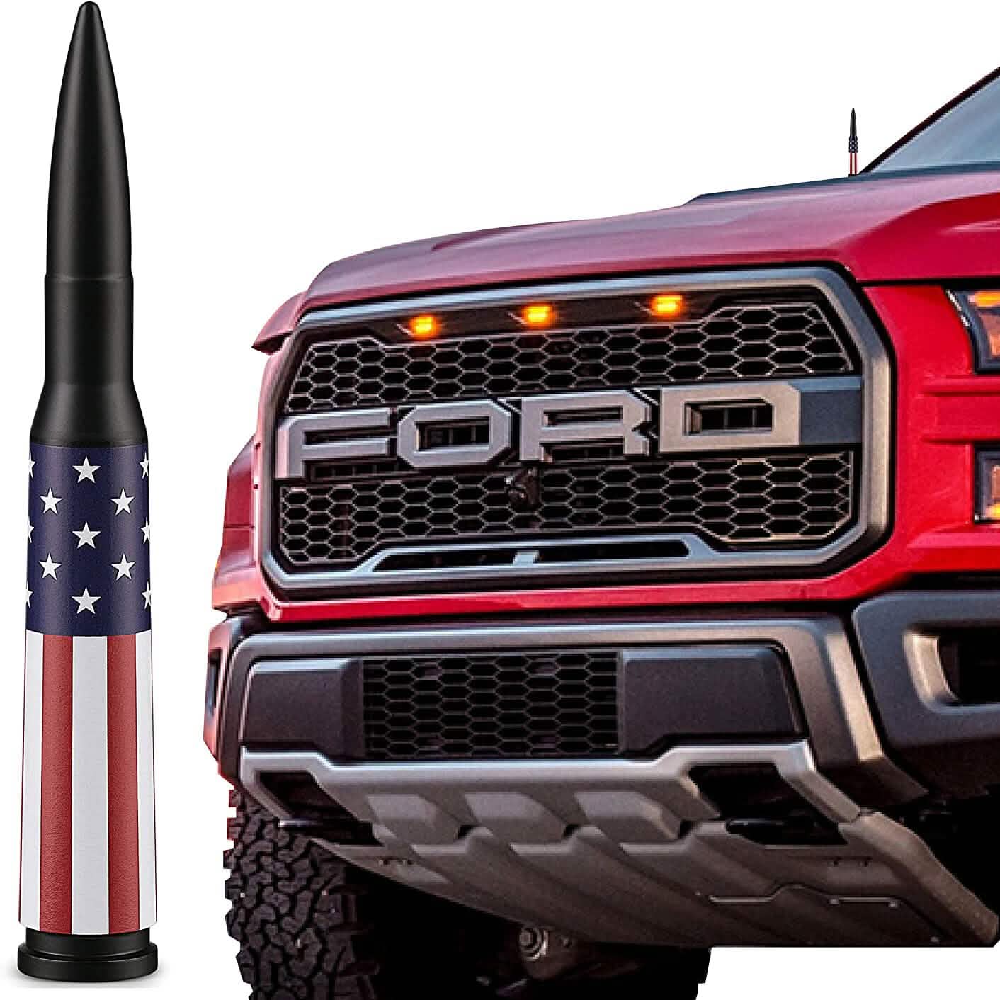 EcoAuto Badass Antennenersatz für Dodge RAM und Ford F-Serie