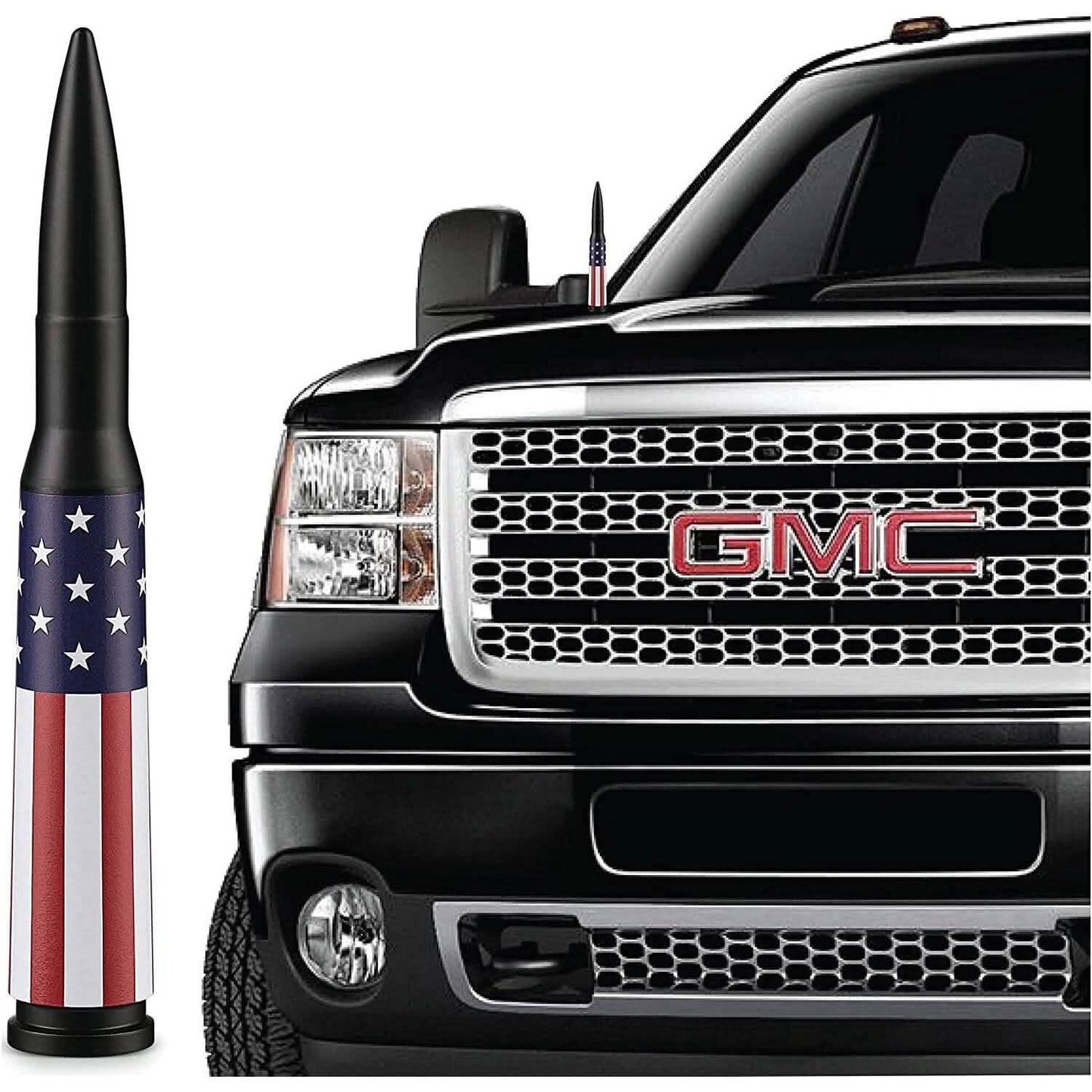 EcoAuto Badass Bullet Antennenersatz passend für alle Chevy & GMC Pickups