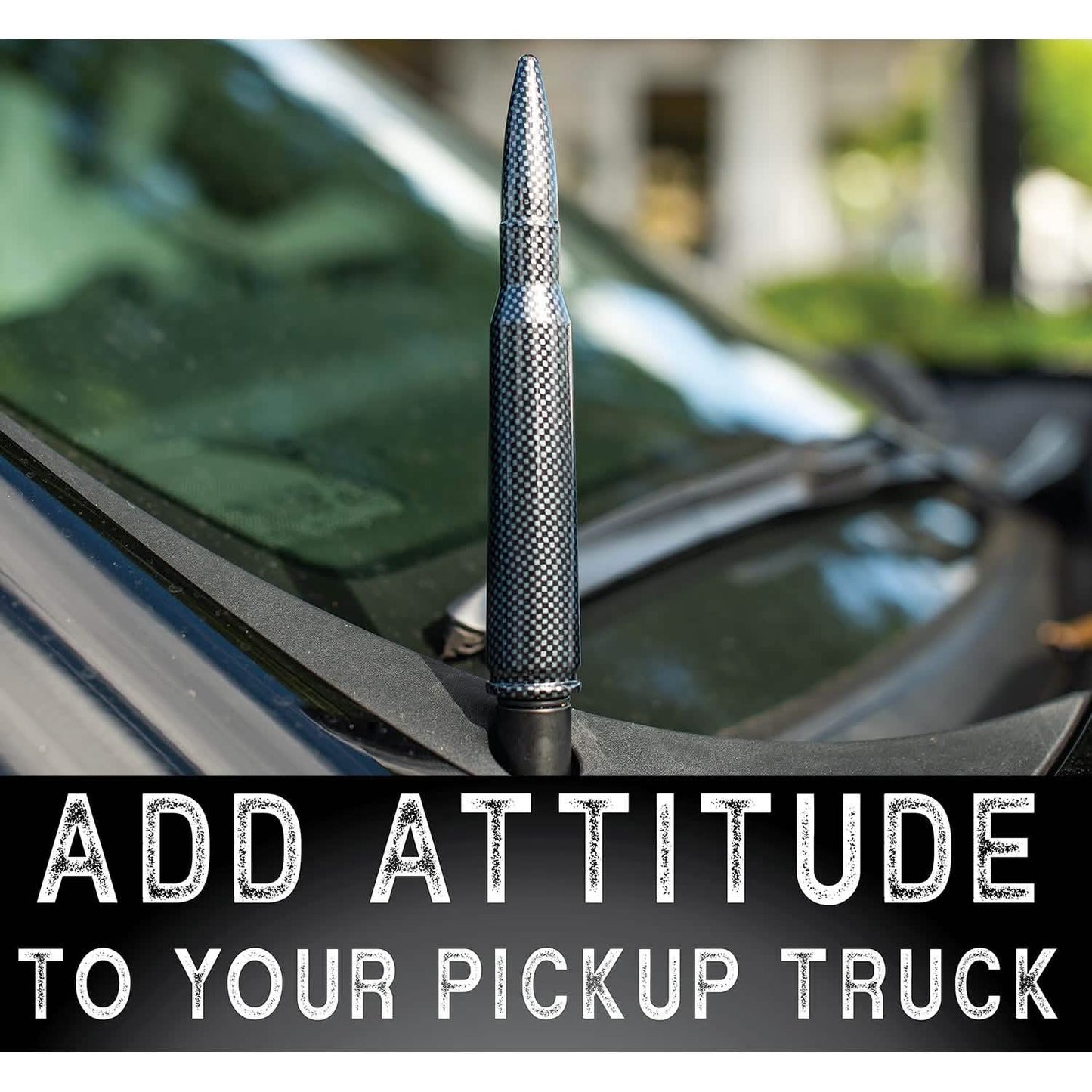 EcoAuto Badass Bullet Antennenersatz passend für alle Chevy & GMC Pickups