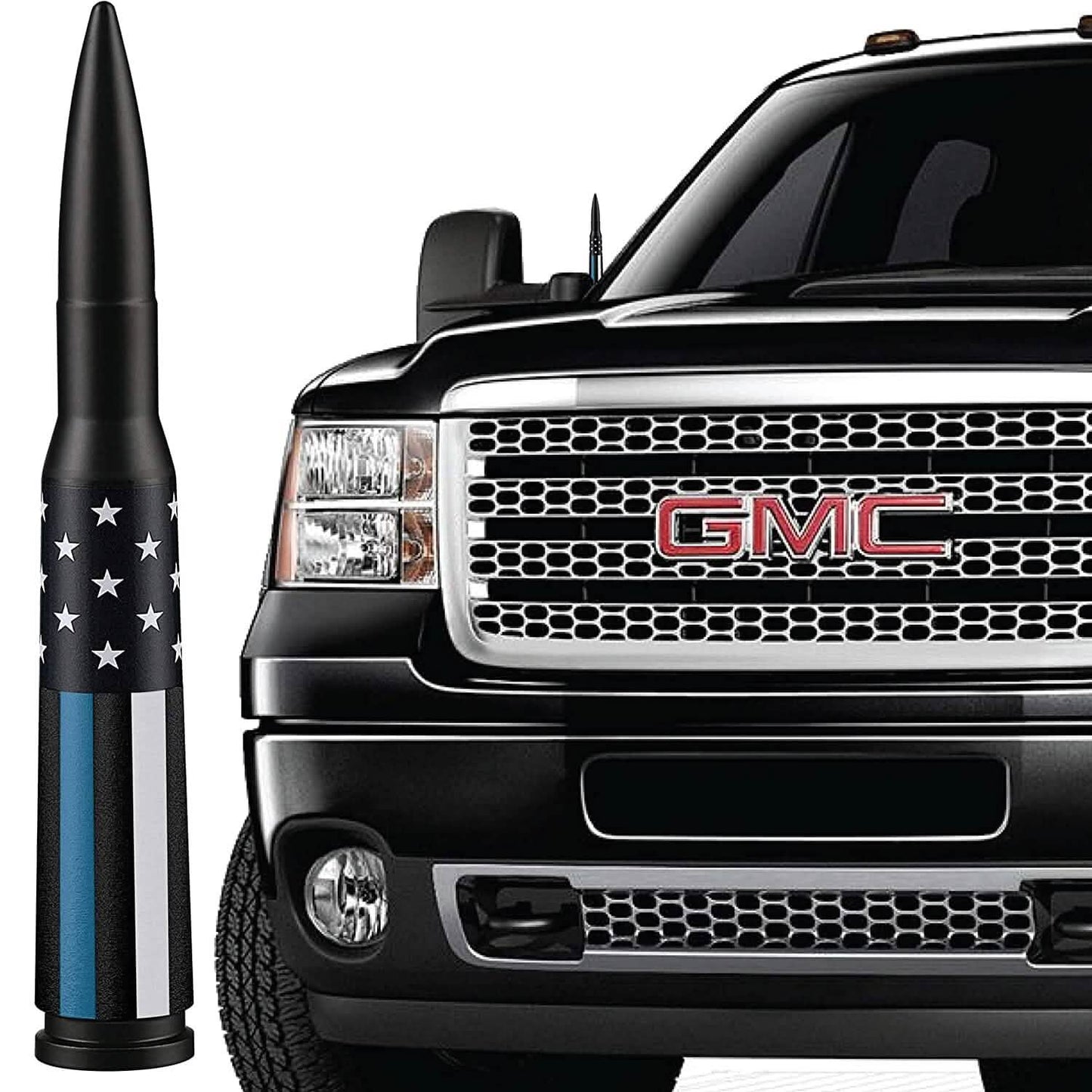 EcoAuto Badass Bullet Antennenersatz passend für alle Chevy & GMC Pickups