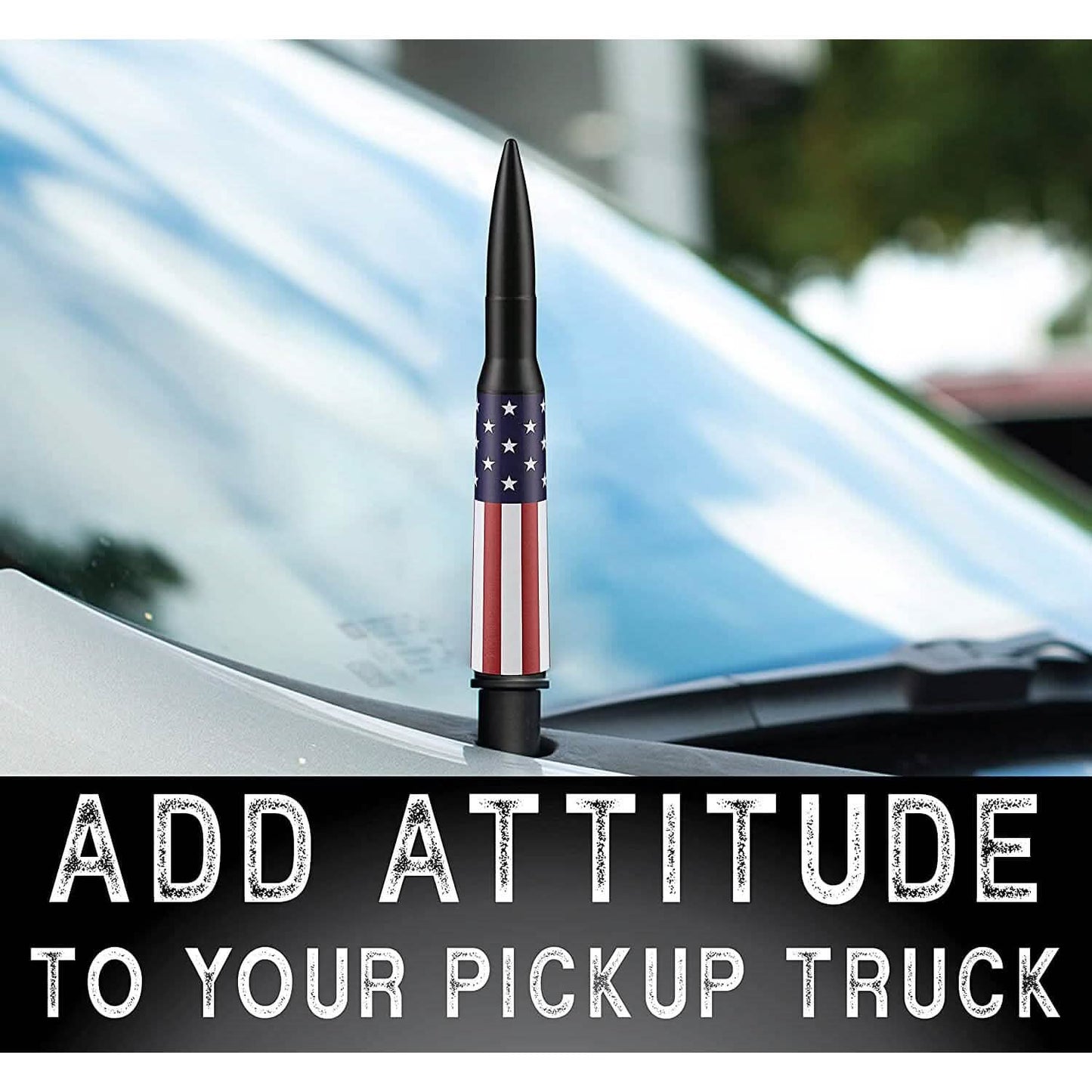 EcoAuto Badass Bullet Antennenersatz passend für alle Chevy & GMC Pickups