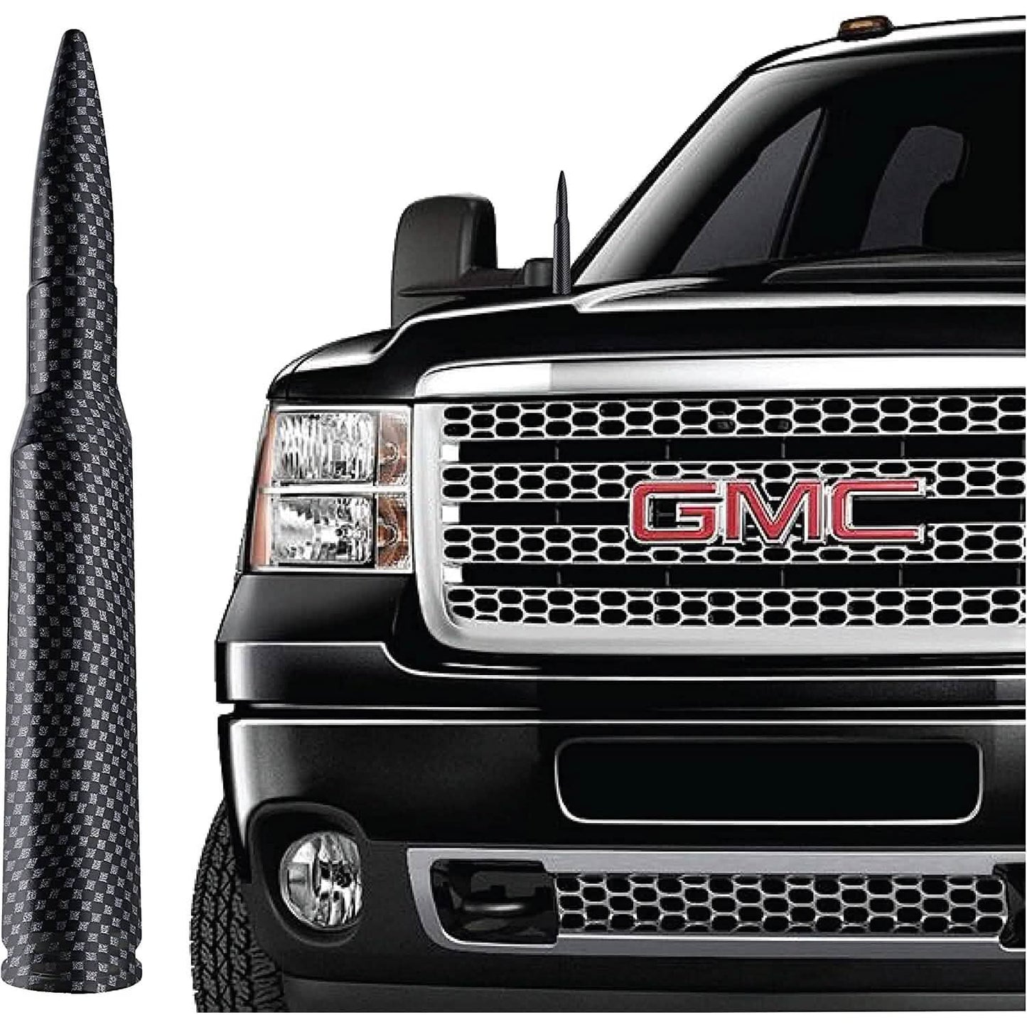 EcoAuto Badass Bullet Antennenersatz passend für alle Chevy & GMC Pickups