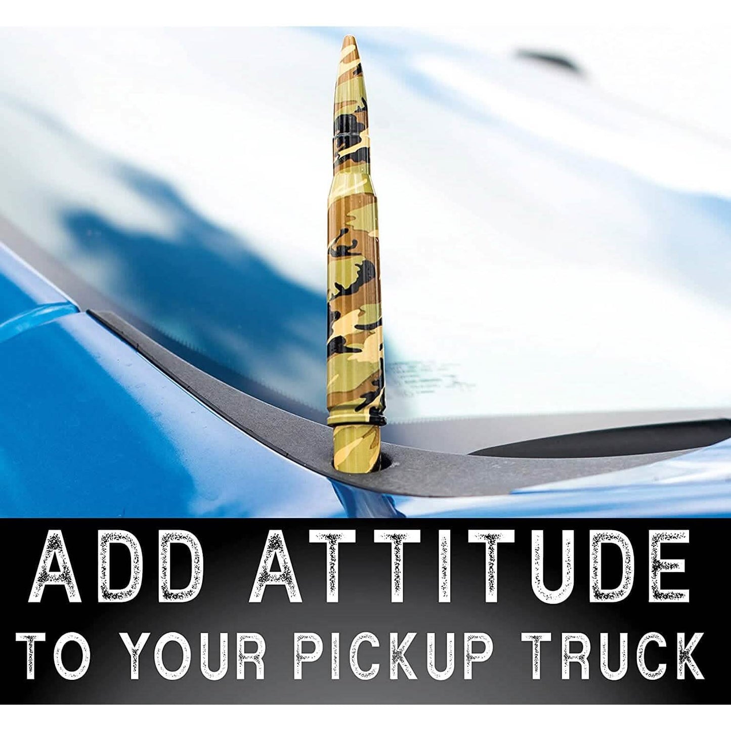 EcoAuto Badass Bullet Antennenersatz passend für alle Chevy & GMC Pickups