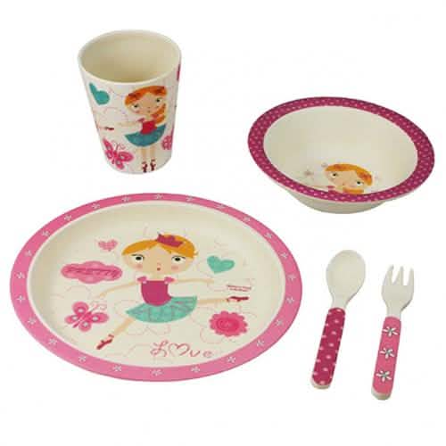 EcoBamboo Kindergeschirr-Set