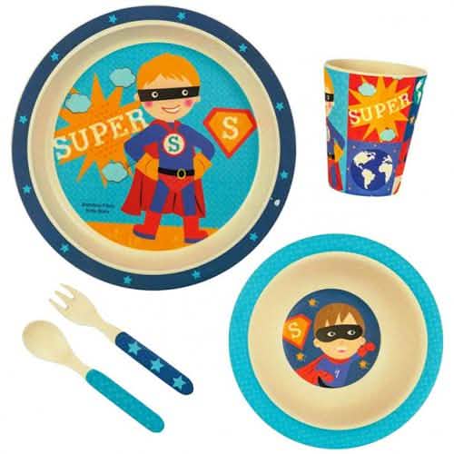 EcoBamboo Kindergeschirr-Set