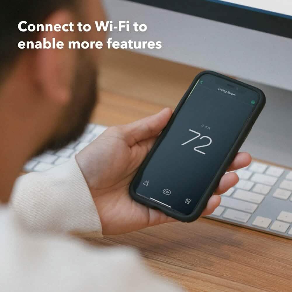 ecobee Neues intelligentes Thermostat Enhanced – programmierbares WLAN-Thermostat – funktioniert mit Siri, Alexa, Google Assistant – Energy Star zertifiziert – Smart Home (generalüberholt)