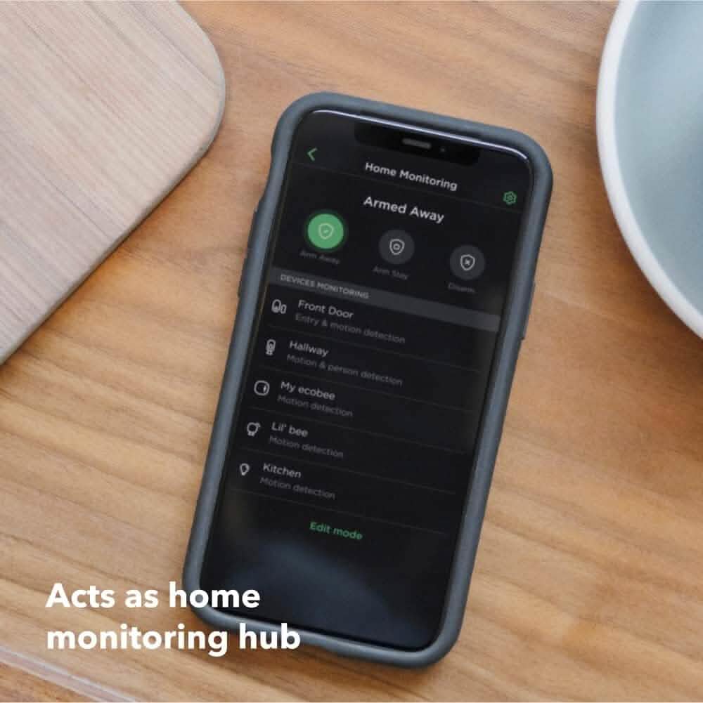 ecobee Neues intelligentes Thermostat Enhanced – programmierbares WLAN-Thermostat – funktioniert mit Siri, Alexa, Google Assistant – Energy Star zertifiziert – Smart Home (generalüberholt)