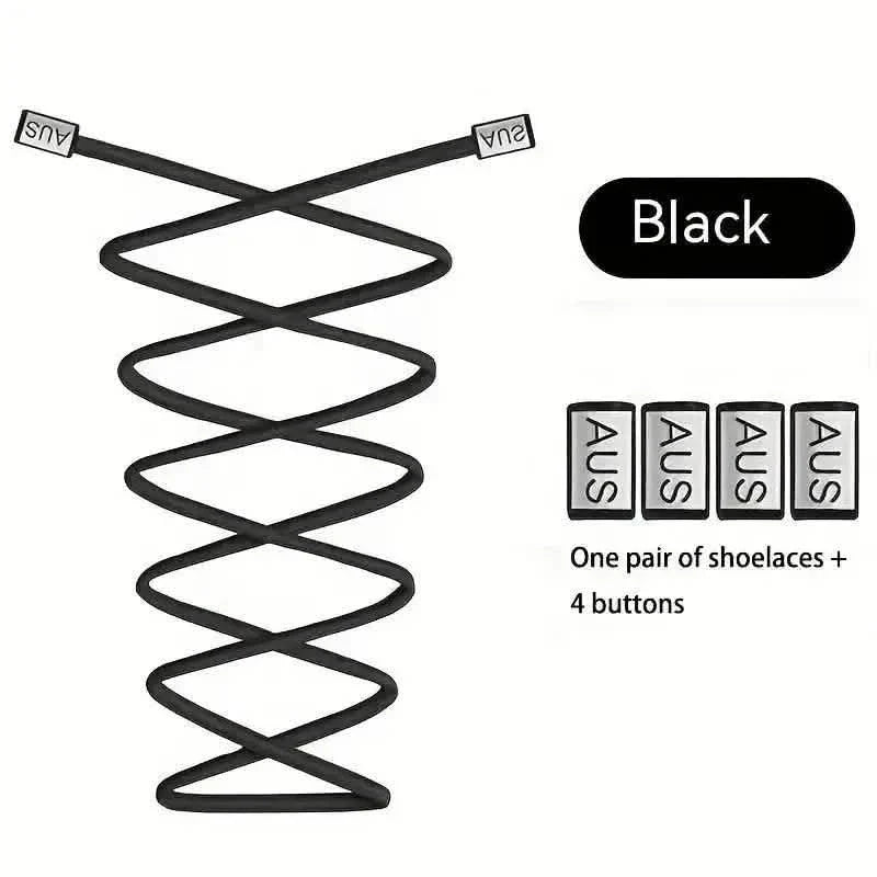 Elastische Schnürsenkel - 100 cm lang, einfach, langlebig und bequem