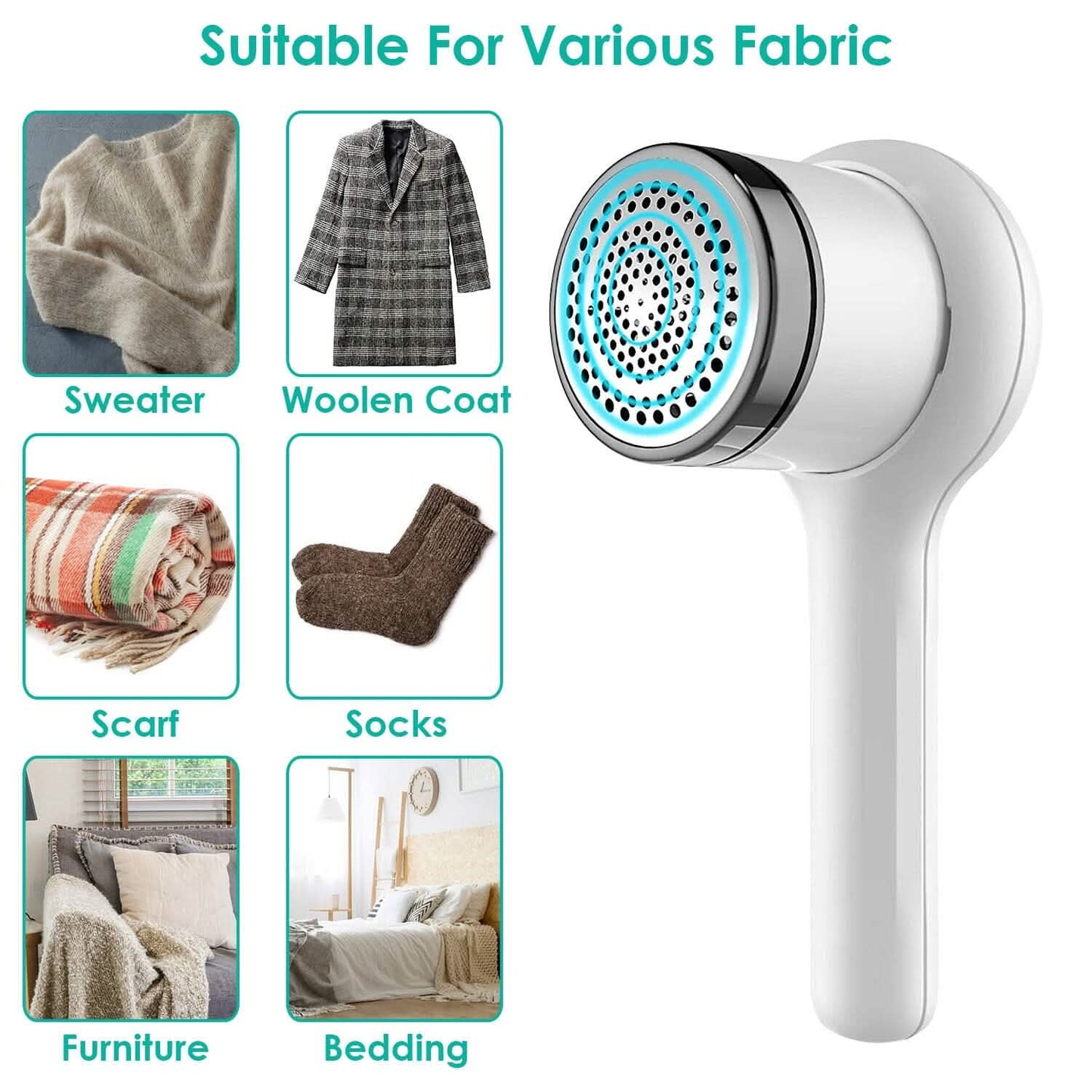 Elektrischer Fusselrasierer Sweater Shaver mit abnehmbarem Griff
