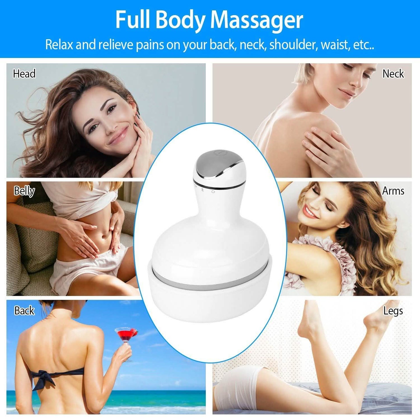 Elektrisches Kopfhautmassagegerät, Handgerät