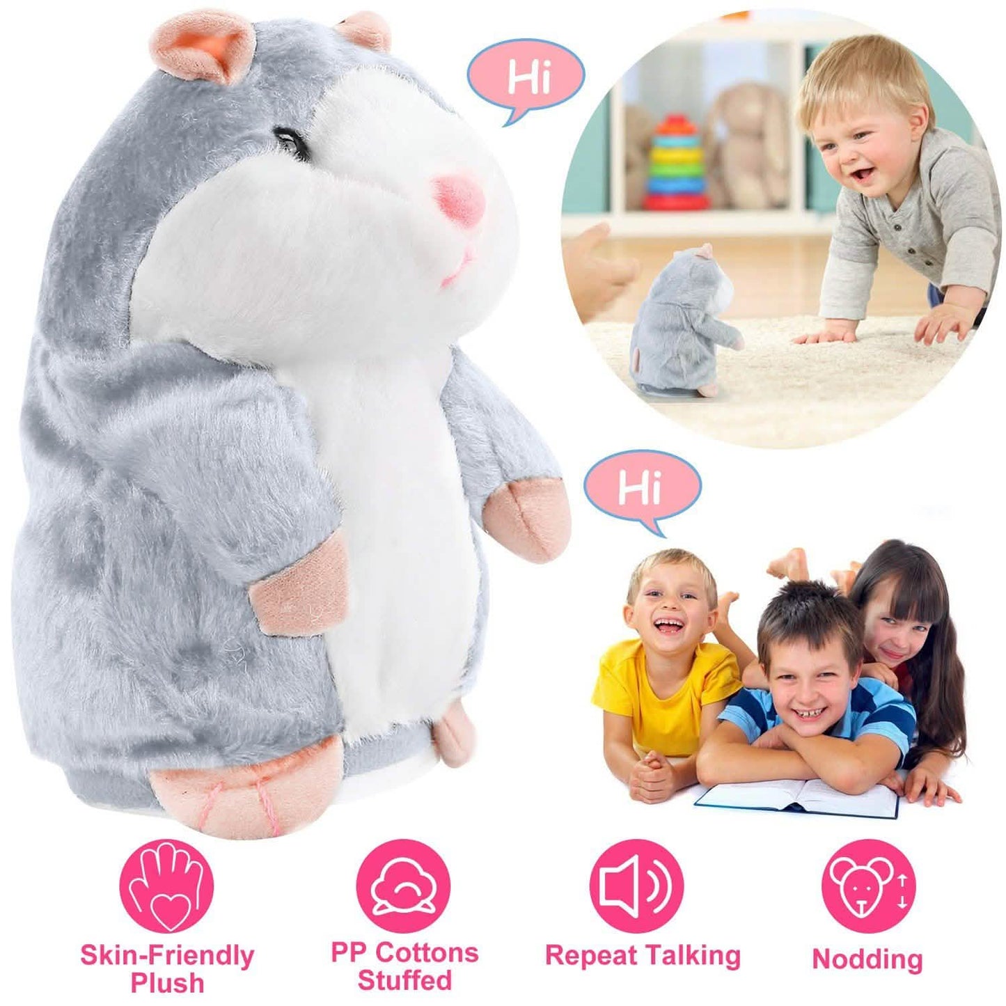 Elektronischer sprechender Hamster Plüsch