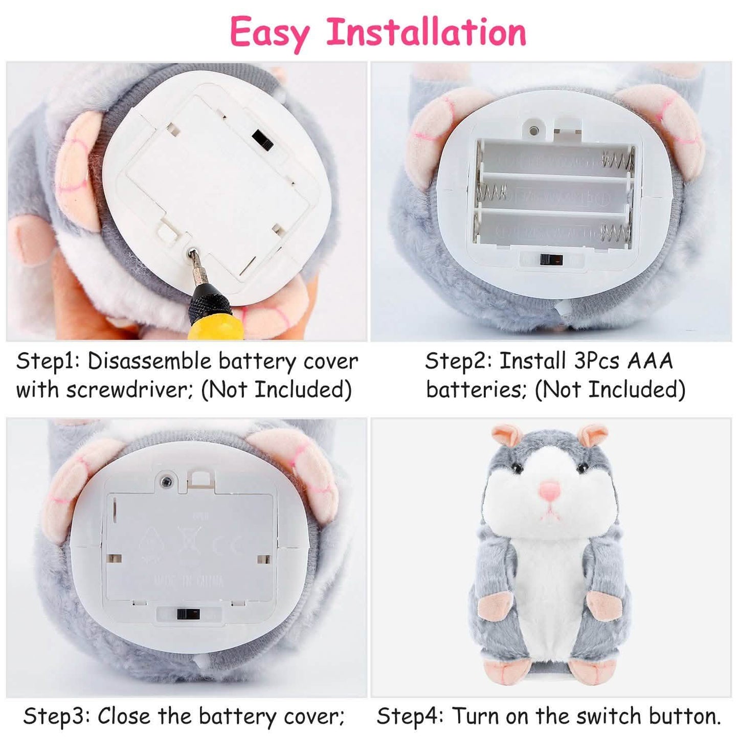 Elektronischer sprechender Hamster Plüsch