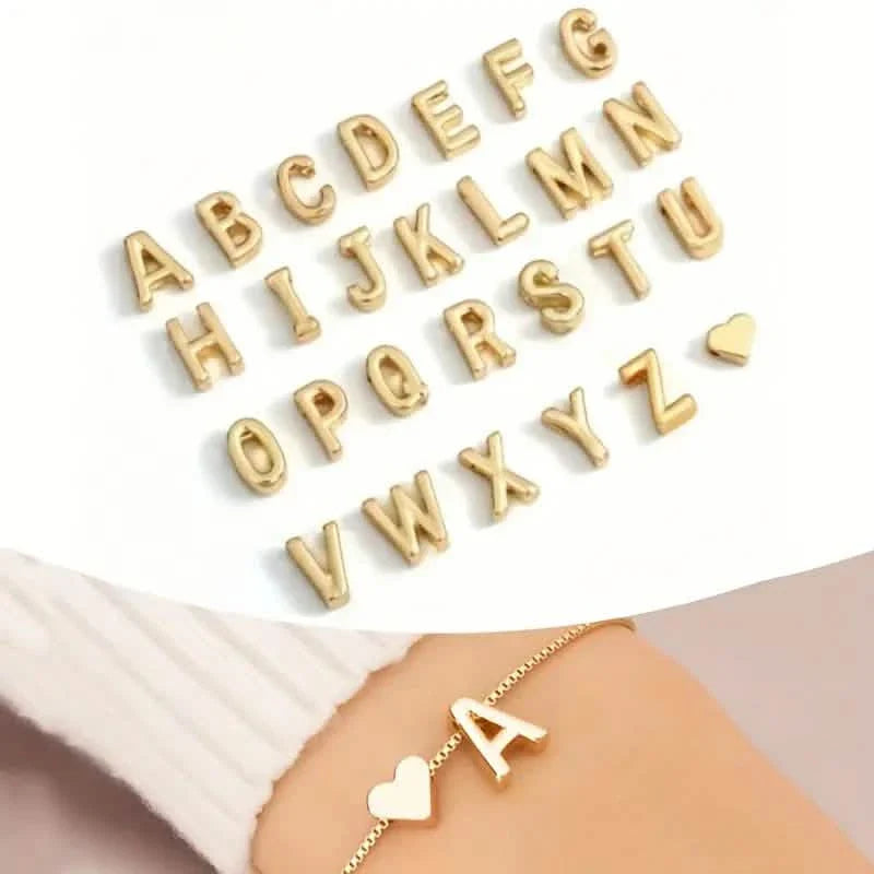 Elegantes Liebesherz-Charm-Armband - Zartes minimalistisches Gliederarmband
