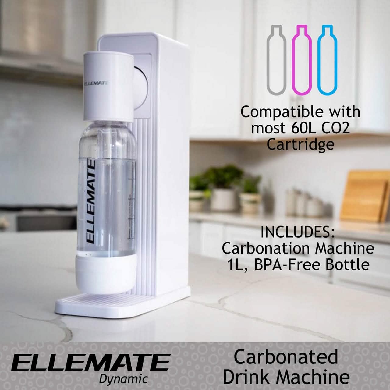 Ellemate Dynamic Sprudelgetränke-Maschine