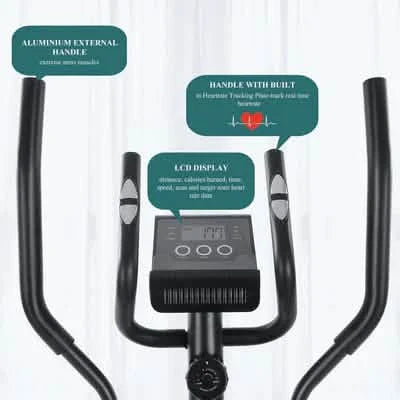 Heimtrainer Ergometer Crosstrainer mit LCD-Display