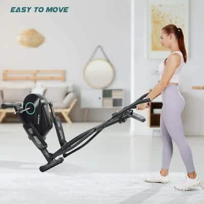 Heimtrainer Ergometer Crosstrainer mit LCD-Display