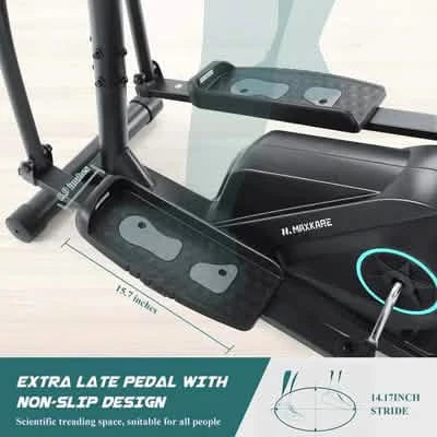 Heimtrainer Ergometer Crosstrainer mit LCD-Display