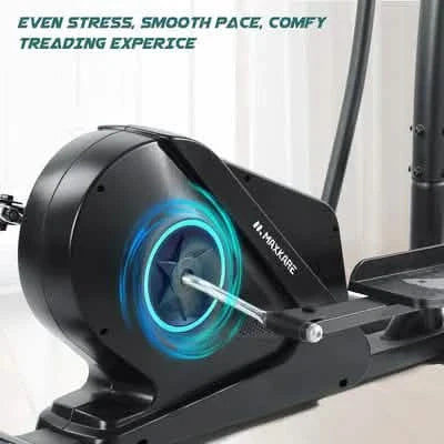 Heimtrainer Ergometer Crosstrainer mit LCD-Display