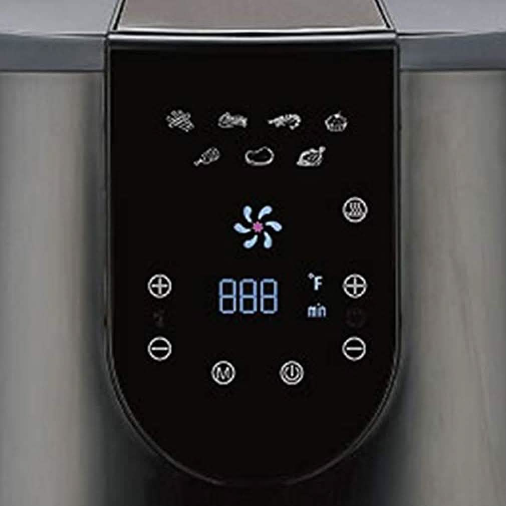 Emerald Heißluftfritteuse 5,2 Liter Fassungsvermögen mit digitalem LED-Touch-Display
