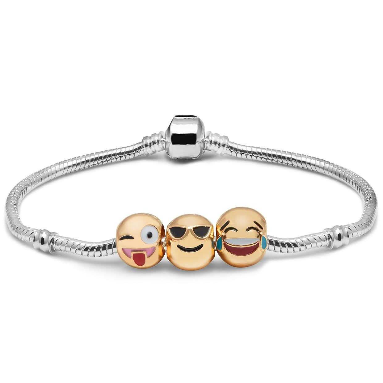 Emoji-Charm-Armbänder