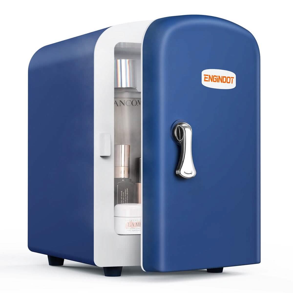 ENGiNDOT Mini-Kühlschrank, 4L AC/DC Tragbarer Kühlschrank