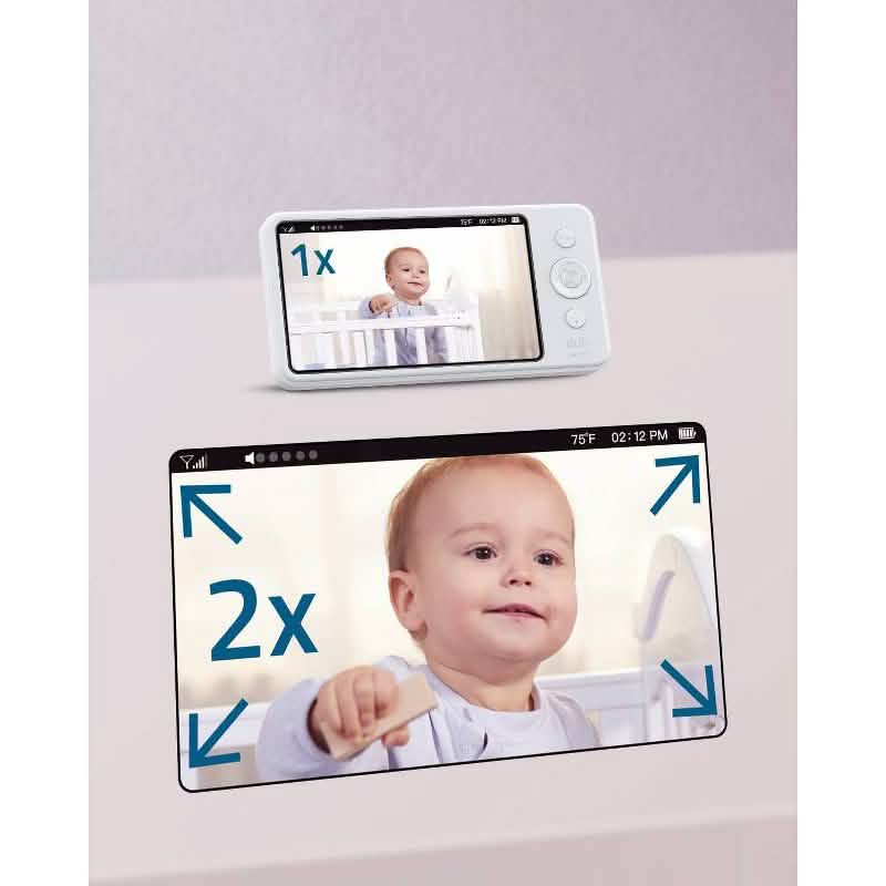 eufy SpaceView Pro 5" 720p Video Babyphone Schwenk- & Neigekamera mit 2-Wege-Audio (Neu, offene Verpackung)