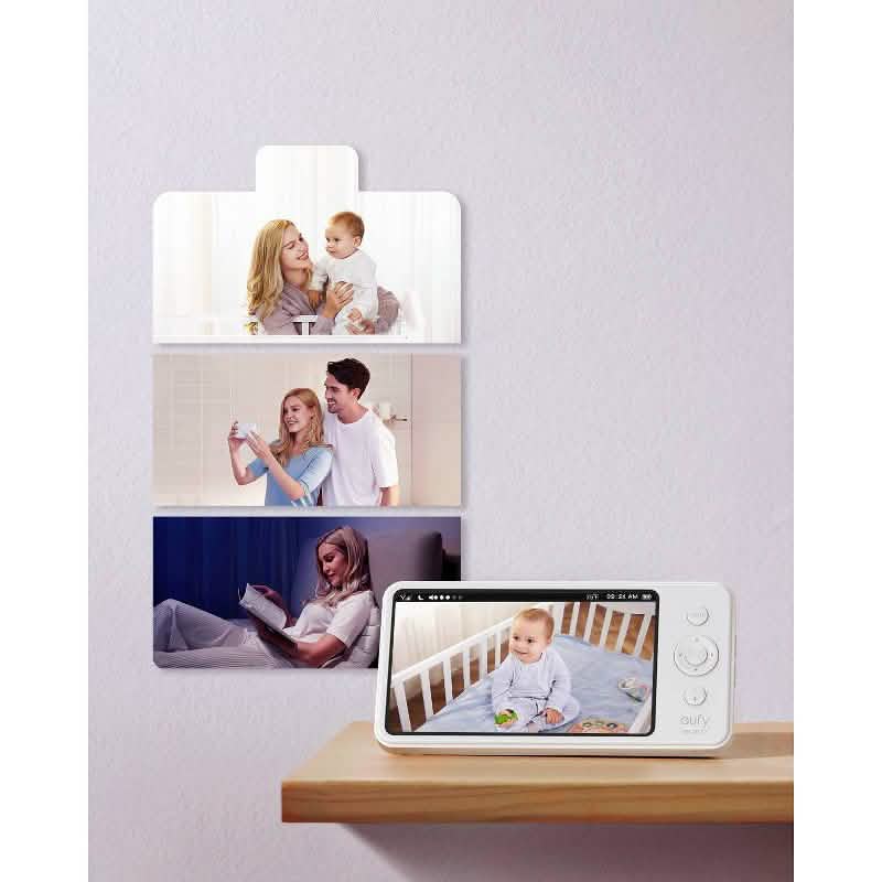 eufy SpaceView Pro 5" 720p Video Babyphone Schwenk- & Neigekamera mit 2-Wege-Audio (Neu, offene Verpackung)
