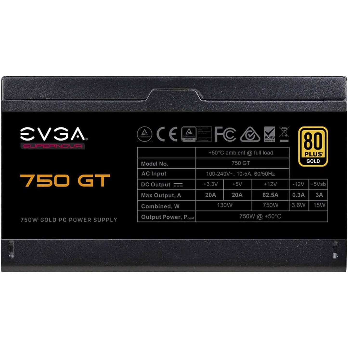 Evga 750W Gold Netzteil 220-GT-0750-Y1 (Generalüberholt)