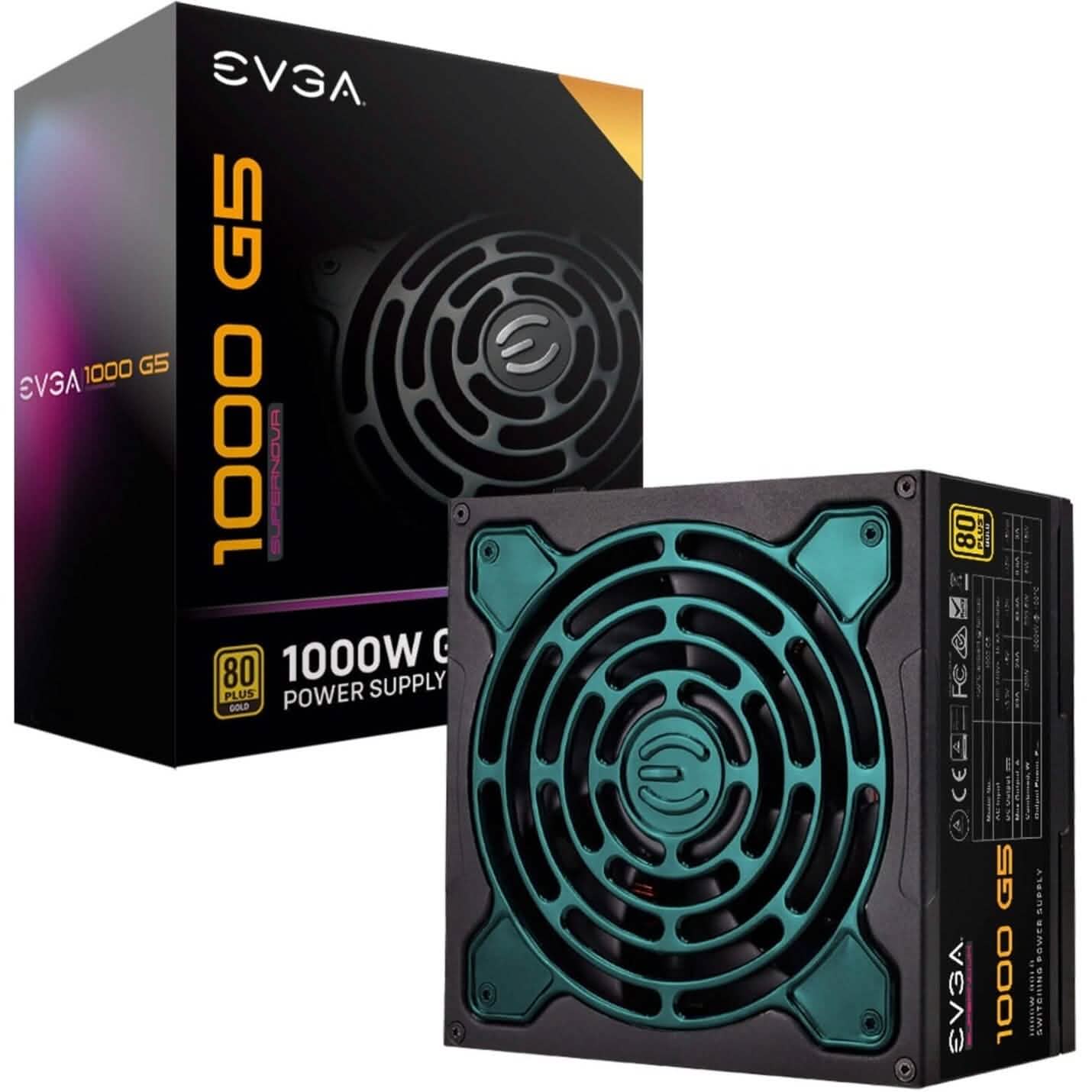 EVGA SuperNOVA 1000 G5 Netzteil (220-G5-1000-X1) (Generalüberholt)