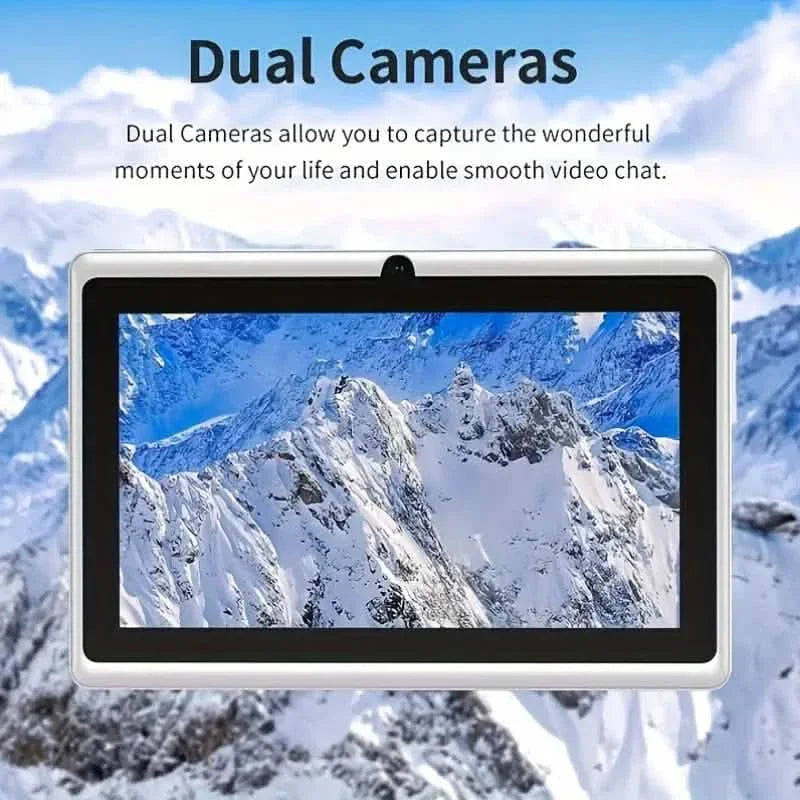 Android Tablet – 7" LCD, 2 GB RAM + 4 GB Erweiterung, 32 GB Speicher, Dual-Kameras, Wi-Fi, GPS, USB-Aufladung
