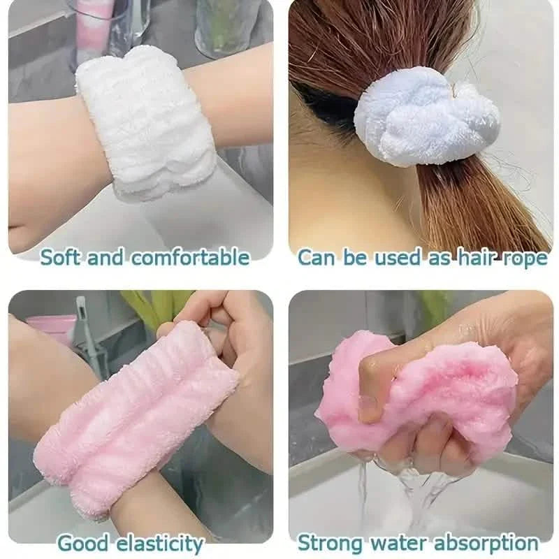 Gesichtswasch-Handgelenk mit schweißaufsaugendem Armband und Wischerhülle
