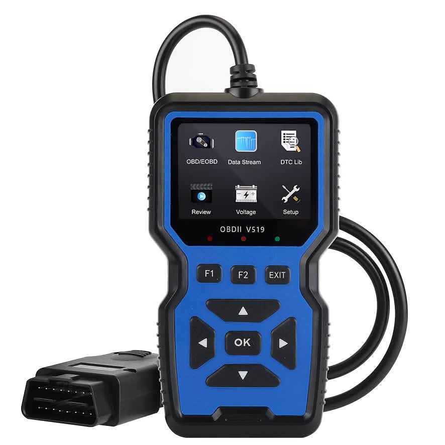 OBD2 Motordiagnosegerät – Universeller Code-Scanner (Blau)