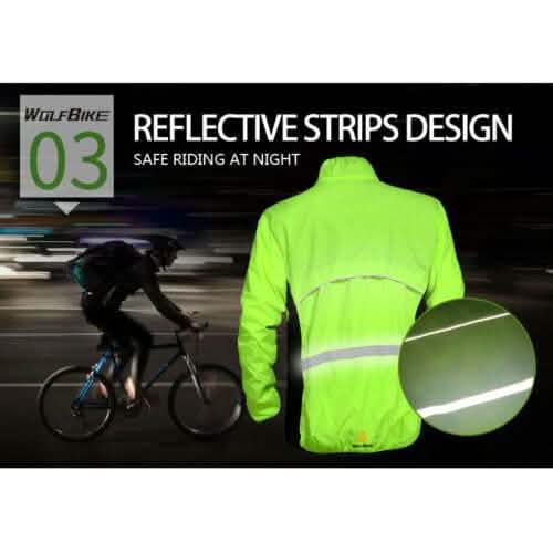 Fashion Tour De France Atmungsaktiver Fahrrad Regenmantel Wasserdicht