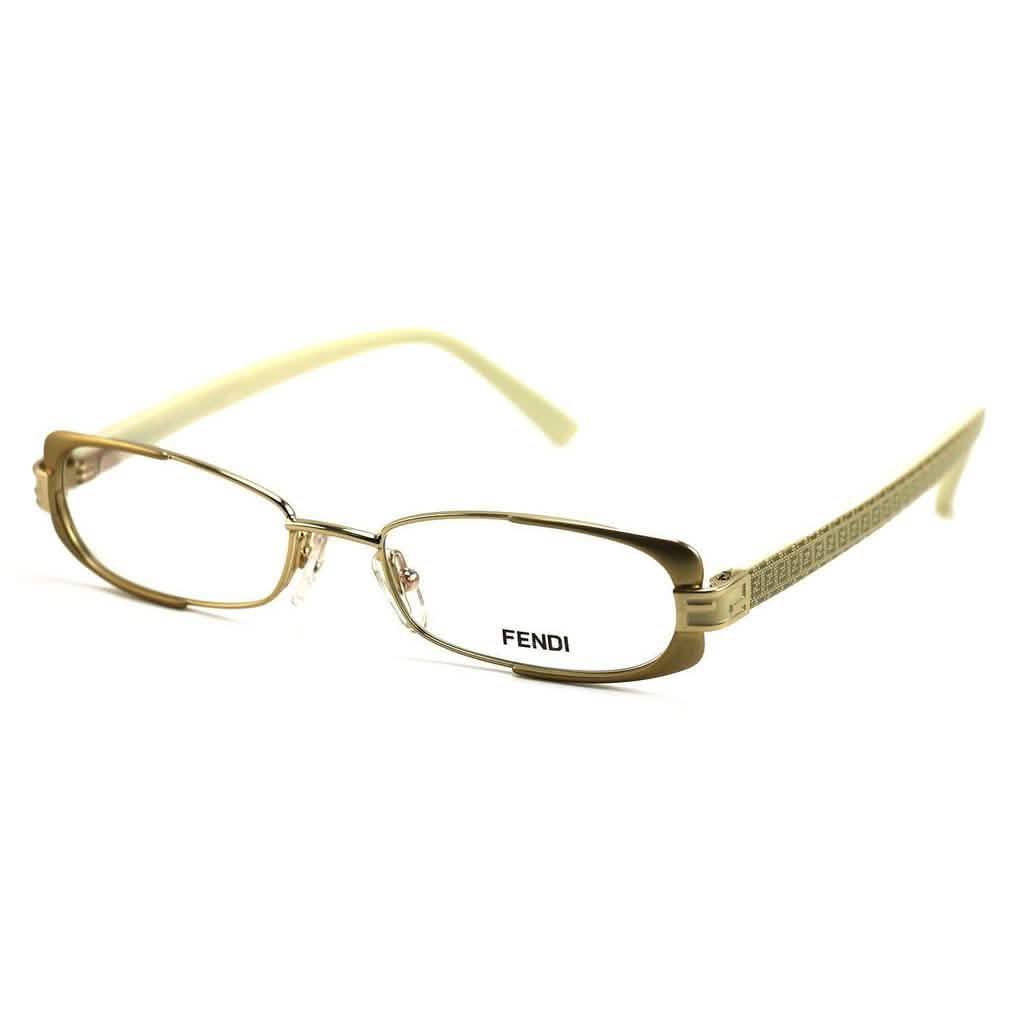 Fendi Damenbrille F943 714 Gold/Beige 49 16 135 Vollrand Oval