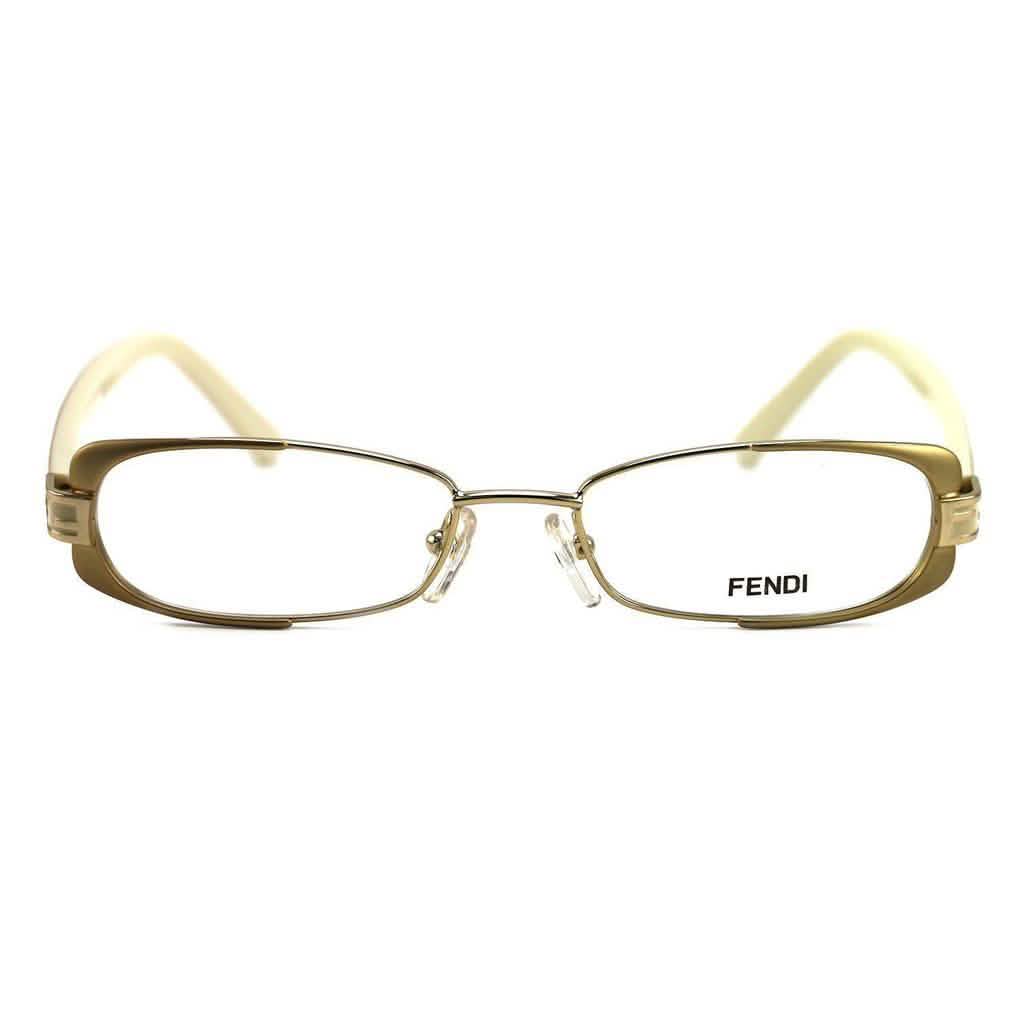 Fendi Damenbrille F943 714 Gold/Beige 49 16 135 Vollrand Oval