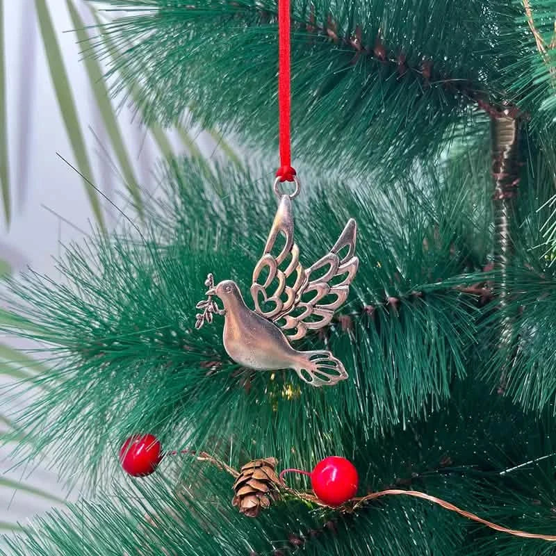 Festlicher Weihnachtsbaumanhänger – Metall-Hängedekoration für die Szenengestaltung